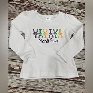 Embroidered Mardi Gras Shirt